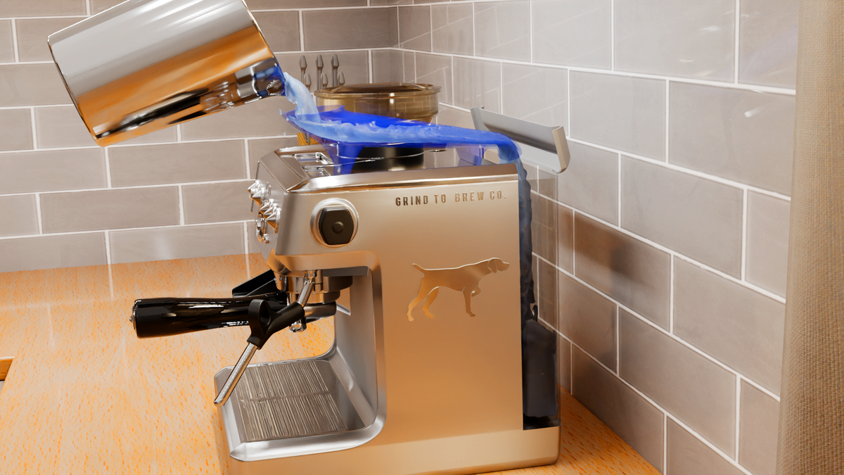 Espresso Machine Water Tank Filling Funnel – Rear Reservoir Refill Accessory