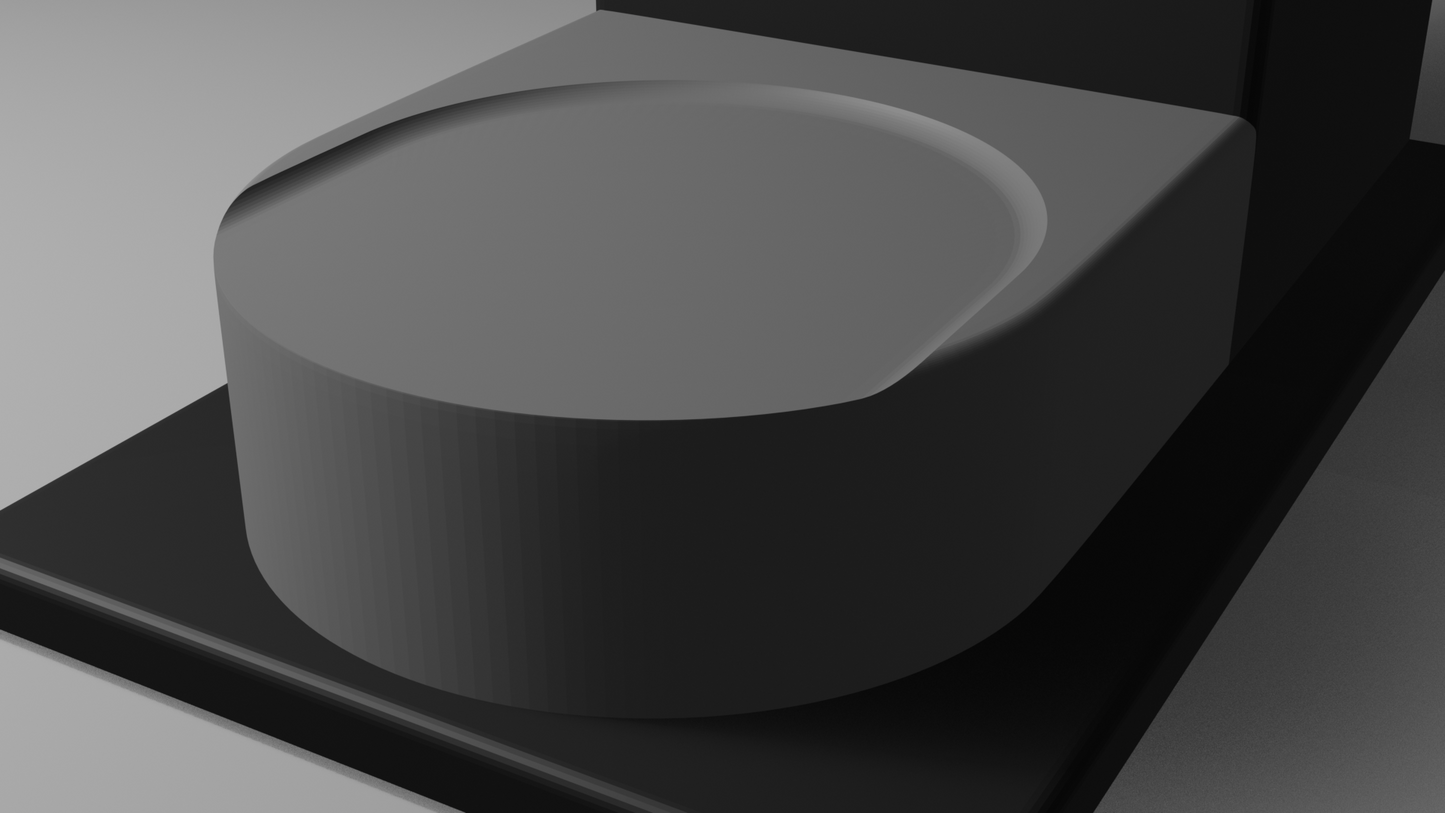 Blind Shaker Riser for Grinder - 3cm tall 9cm wide Turin grinder